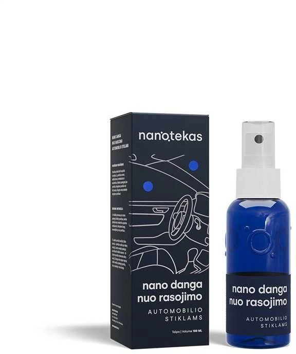 Nanotekas NANO DANGA Automobilio stiklams nuo rasojimo, 100 ml