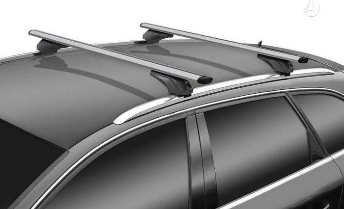 Automobilių stogo skersiniai Menabo Sonic, 120 cm, 2 vnt. sidabro spalvos