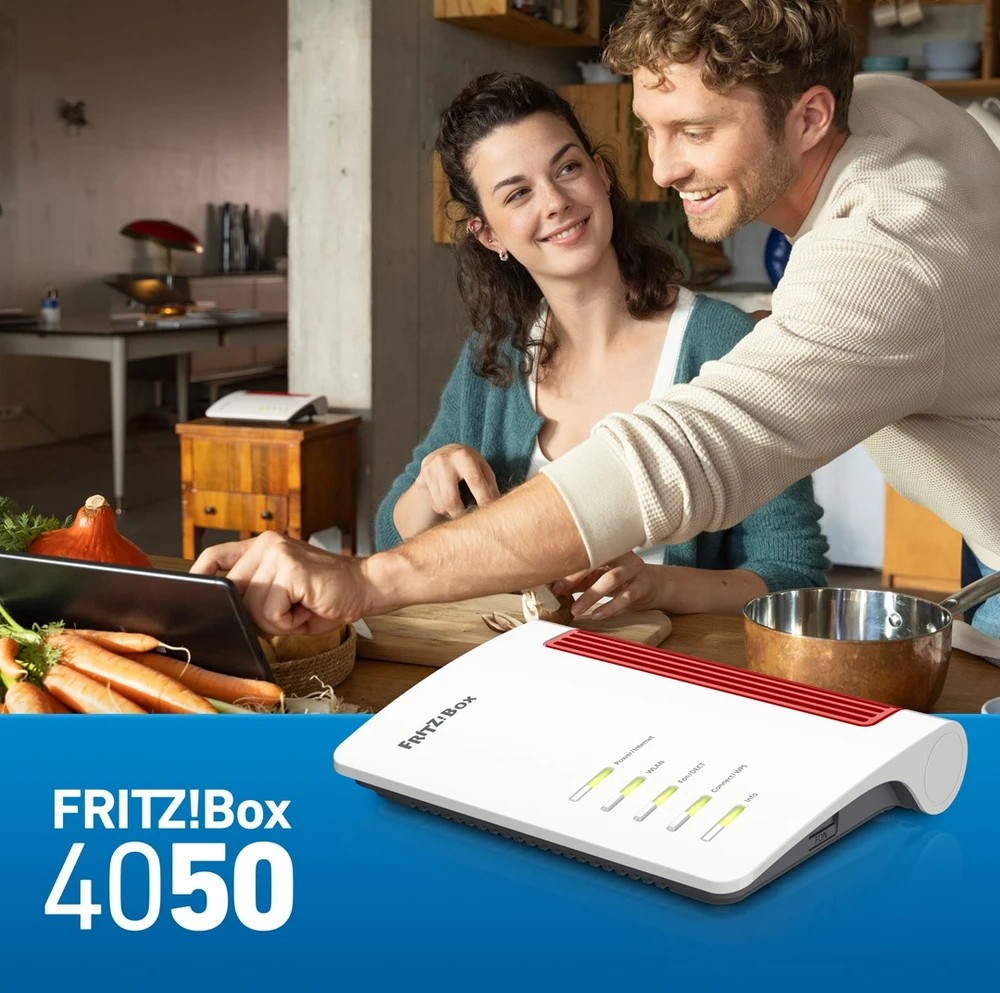 Maršrutizatorius AVM Fritz!Box 4050 AX Wifi-6