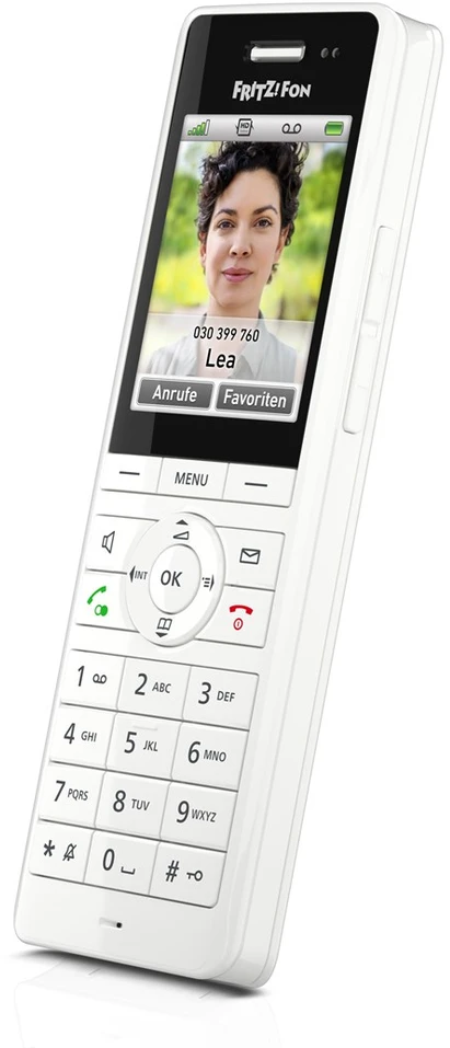AVM Fon FRITZ! X6 DECT telefonas Skambintojo ID Balta