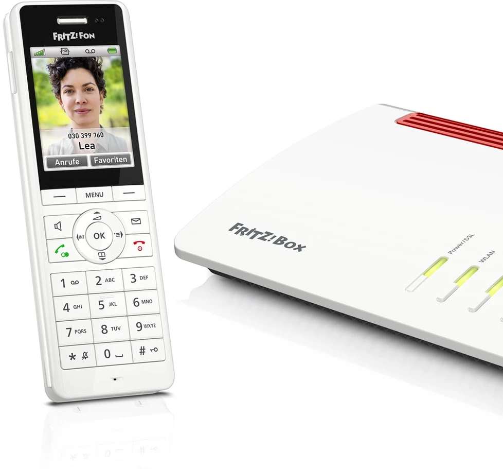 AVM Fon FRITZ! X6 DECT telefonas Skambintojo ID Balta