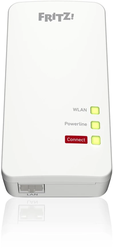 AVM FRITZ!Powerline 1260E WLAN Set 1200 Mbit/ai Ethernet LAN jungtis „Wi-Fi“ Balta
