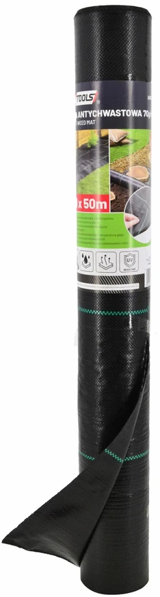 AW-Tools AWTOOLS AGROTEKSTILĖ NUO PIKŽOLIŲ 70g 0,8*100m JUODA