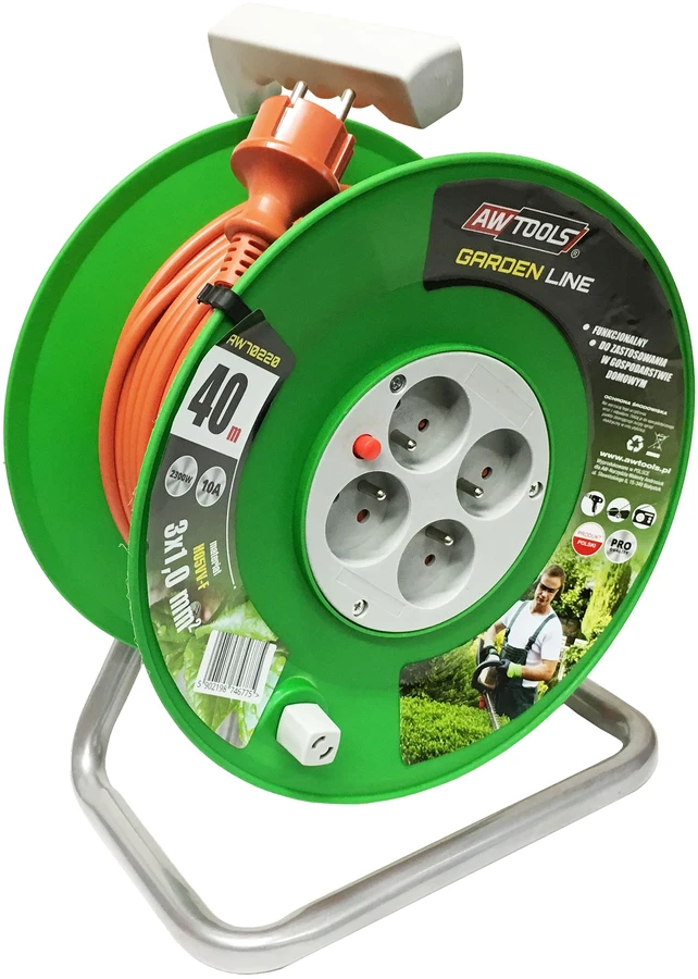 AW-Tools AWTOOLS pratęsimo laidas SODO LINIJA 20m 3x1mm 10A / 2300W