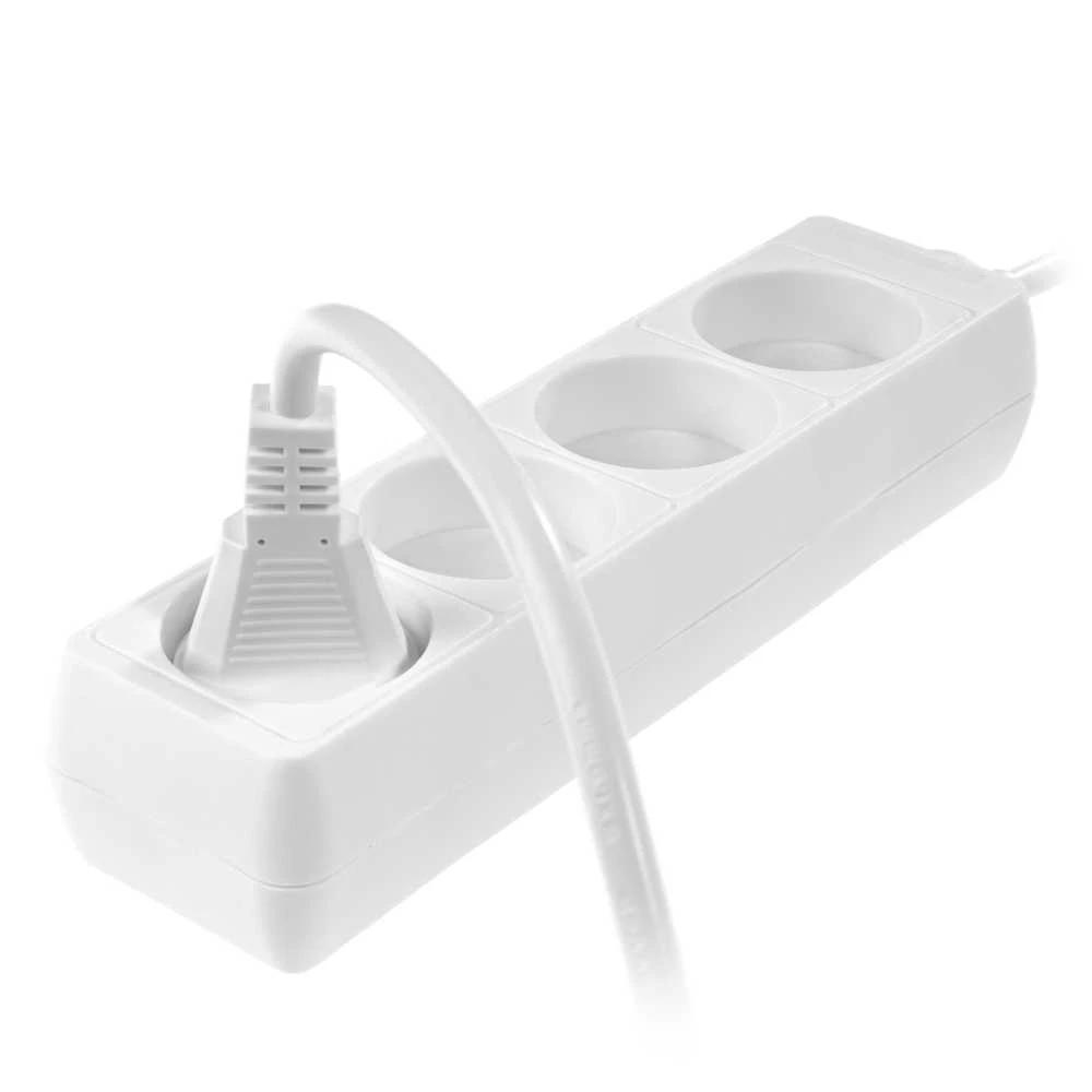 AW-Tools AWTOOLS NAMŲ pratęsimo kabelis Baltas BE ĮŽEMINIMO 4 - LIZDAI 1,5 m