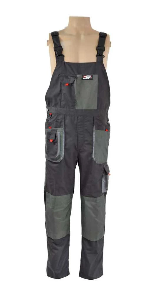 AW-Tools Apsauginės kelnės AWTools AW02424; T1; 2XL; pilka