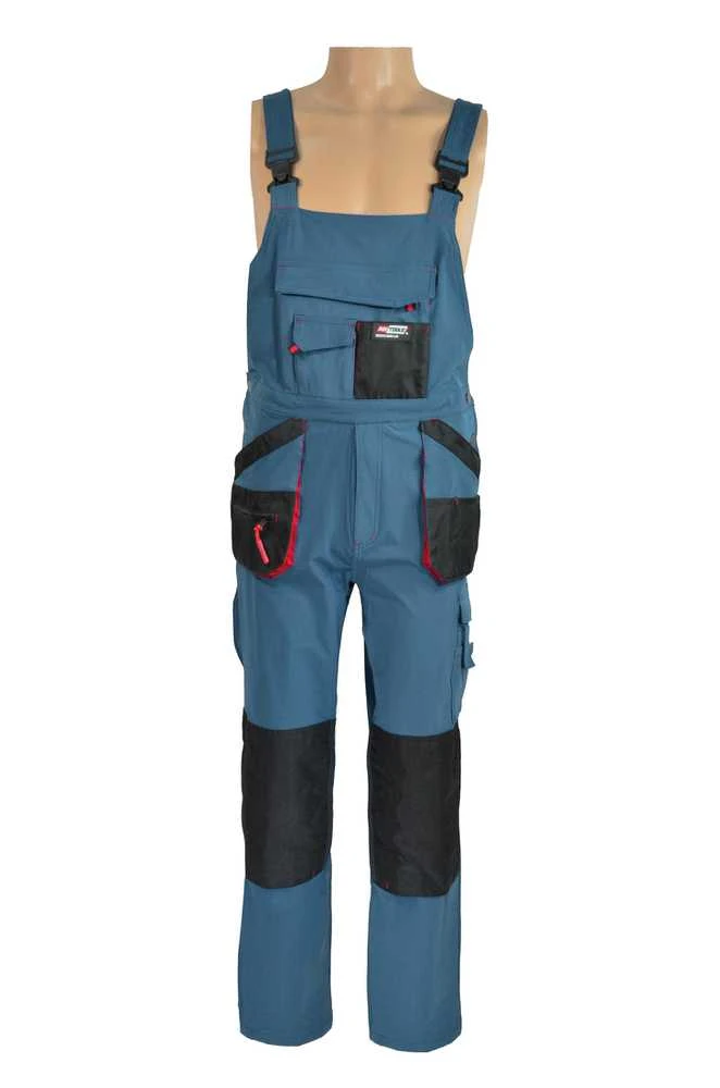 AW-Tools Apsauginės kelnės AWTools AW02524; T2; 2XL; mėlyna/raudona