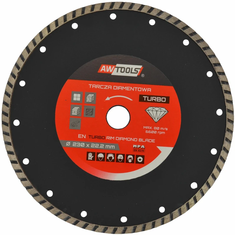 AW-Tools AWTOOLS DEIMANTINIS DISKAS 115×22,2 / TURBO