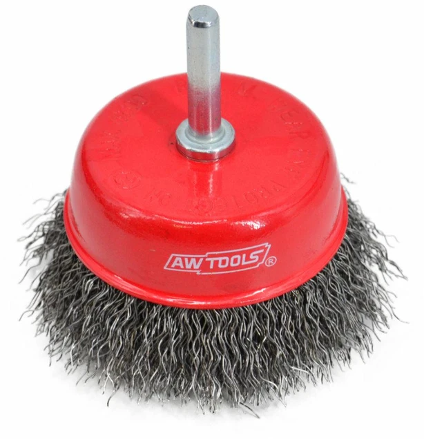 AW-Tools AWTOOLS DISKINIS ŠEPETYS SU KOTU 65mm, GOFRUOTA VIELA