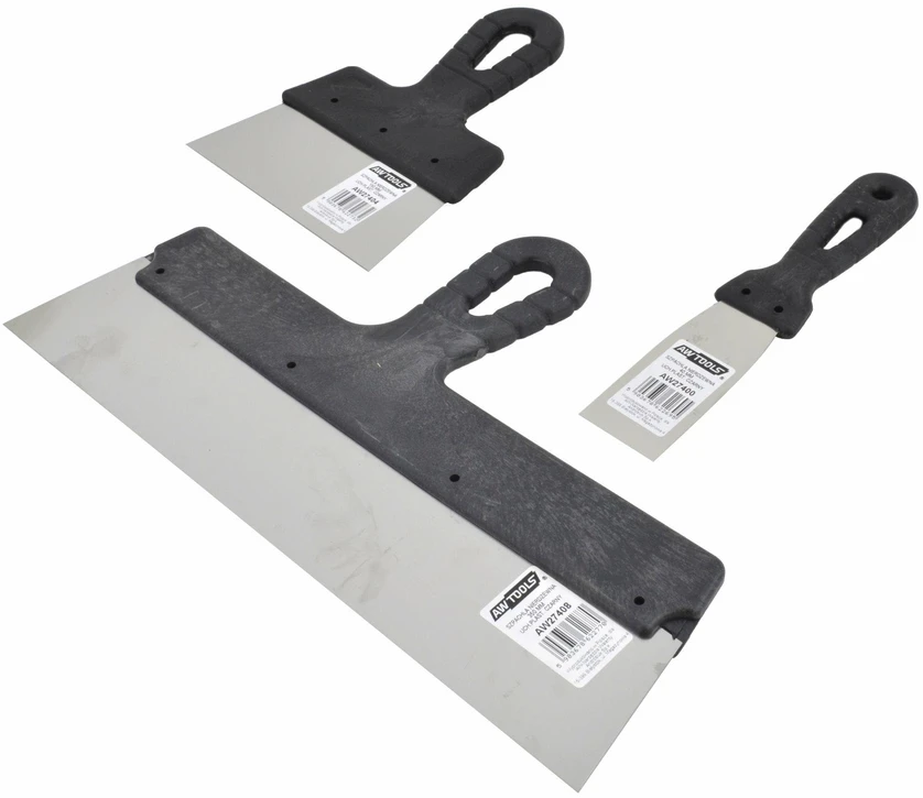 AW-Tools AWTOOLS GLAISTYKLĖ NERŪD. PL. 60mm PLAST. RANKENA JUODA
