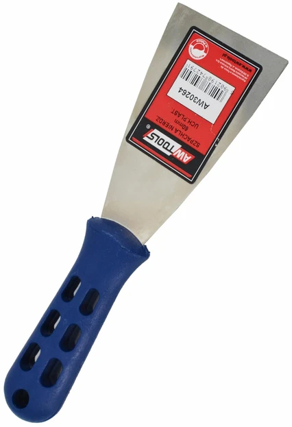 AW-Tools AWTOOLS nerūdijantis nerūdijantis glaistas 60 mm PLASTIKINIS RANKENAS