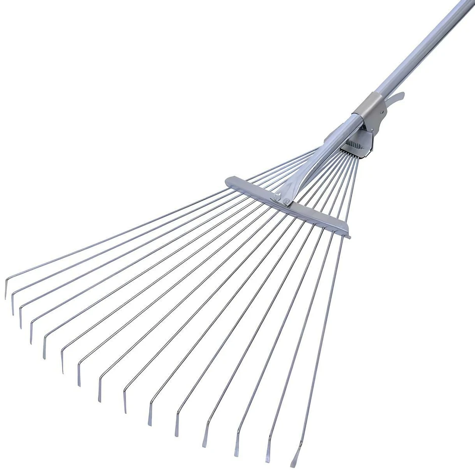 AW-Tools reguliuojamo pločio metalinis grėblys AW00092