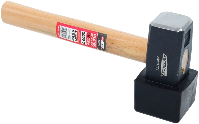 AW-Tools AWTOOLS GRINDINIO PLAKIKLIS 2,0KG / 28cm GUMA