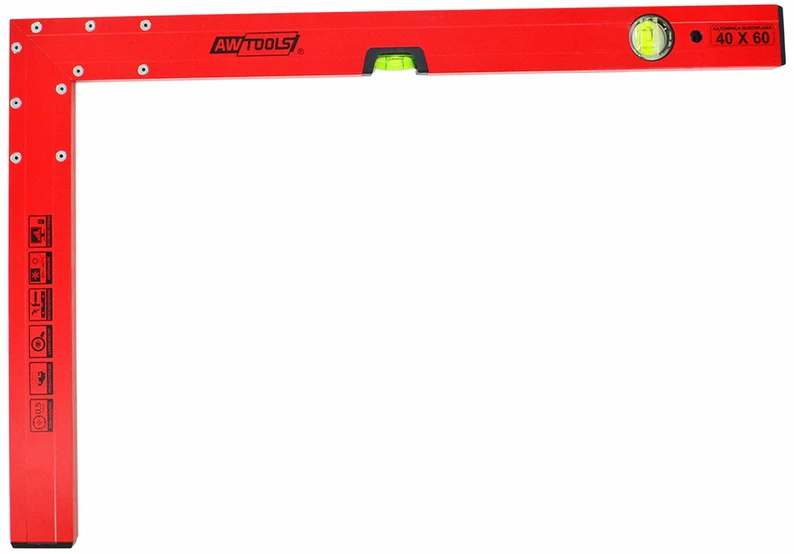 AW-Tools Kampamatis su gulsčiuku AWTools AW30111; 40x60 cm