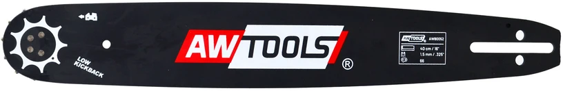 AW-Tools AWTOOLS PROWADNICA 30cm/44/3/8"/1,3 DO CS250 / Juodas LINE