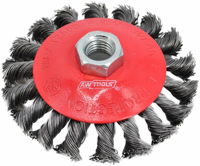 AW-Tools AWTOOLS TWISTED BRUSH 125mm M14