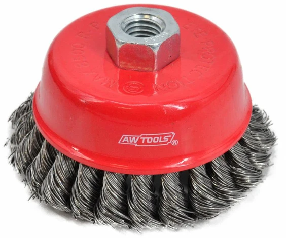 AW-Tools AWTOOLS BET šepetys 75 mm / VAILAS / M14 SIŪLAS