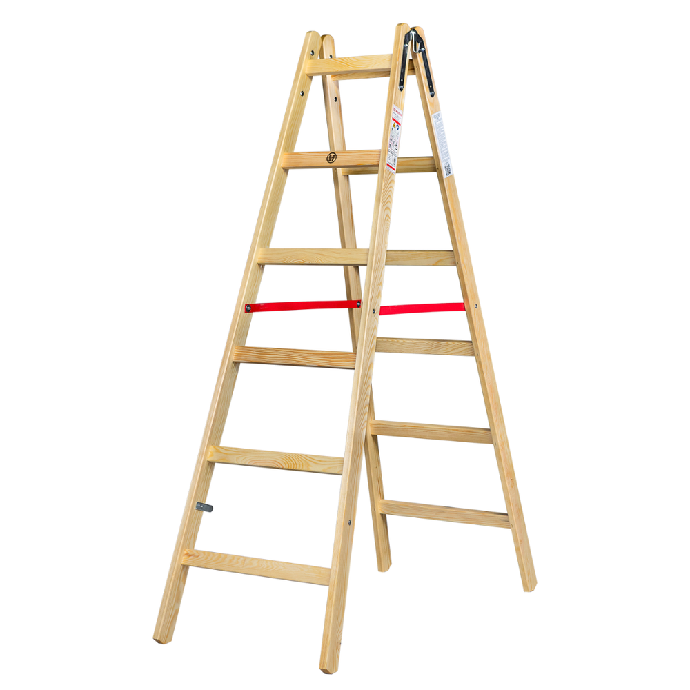 AW-Tools AWTOOLS MEDINĖS KOPĖČIOS 2x 6 PAKOPŲ 150KG