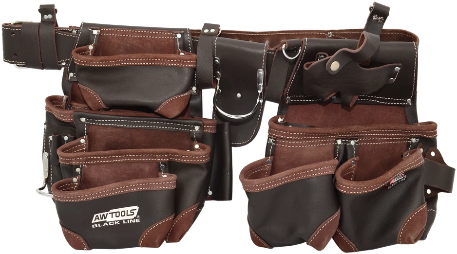 AW-Tools AWTOOLS MONTUOTOJO DIRŽAS PROF 14 KIŠENIŲ Juodas LINE