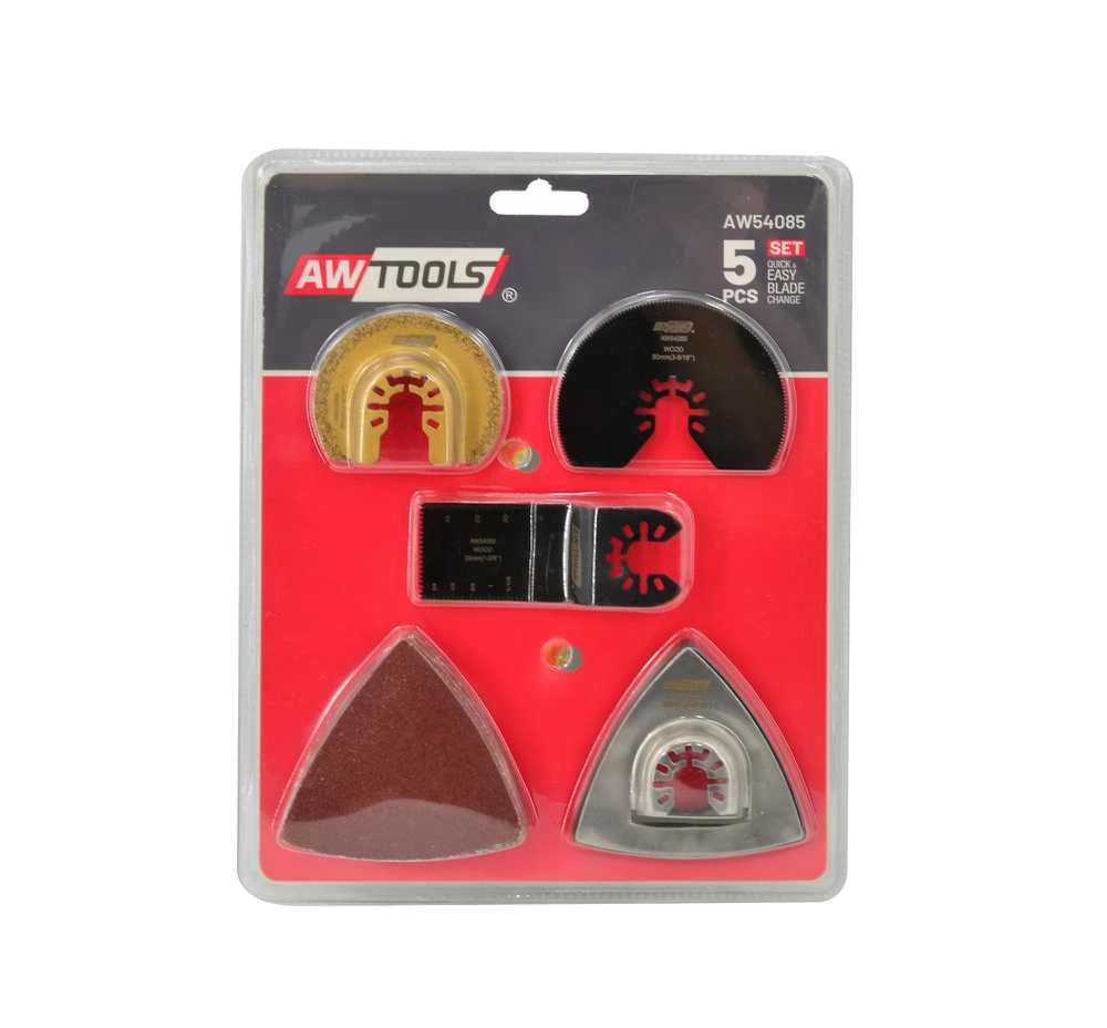 AW-Tools pjūklelių ir šlifavimo antgalių rinkinys