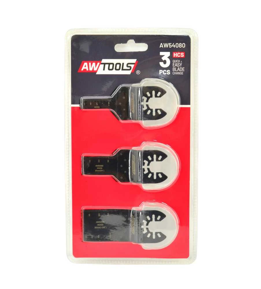 AW-Tools pjūklelių rinkinys daugiafunkciniam įrankiui 3 vnt.