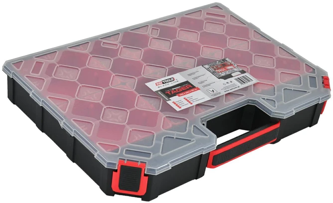 AW-Tools AWTOOLS ORGANIZER TAGER VIDUTINIS SU DĖŽUTĖMIS 390x284x60mm