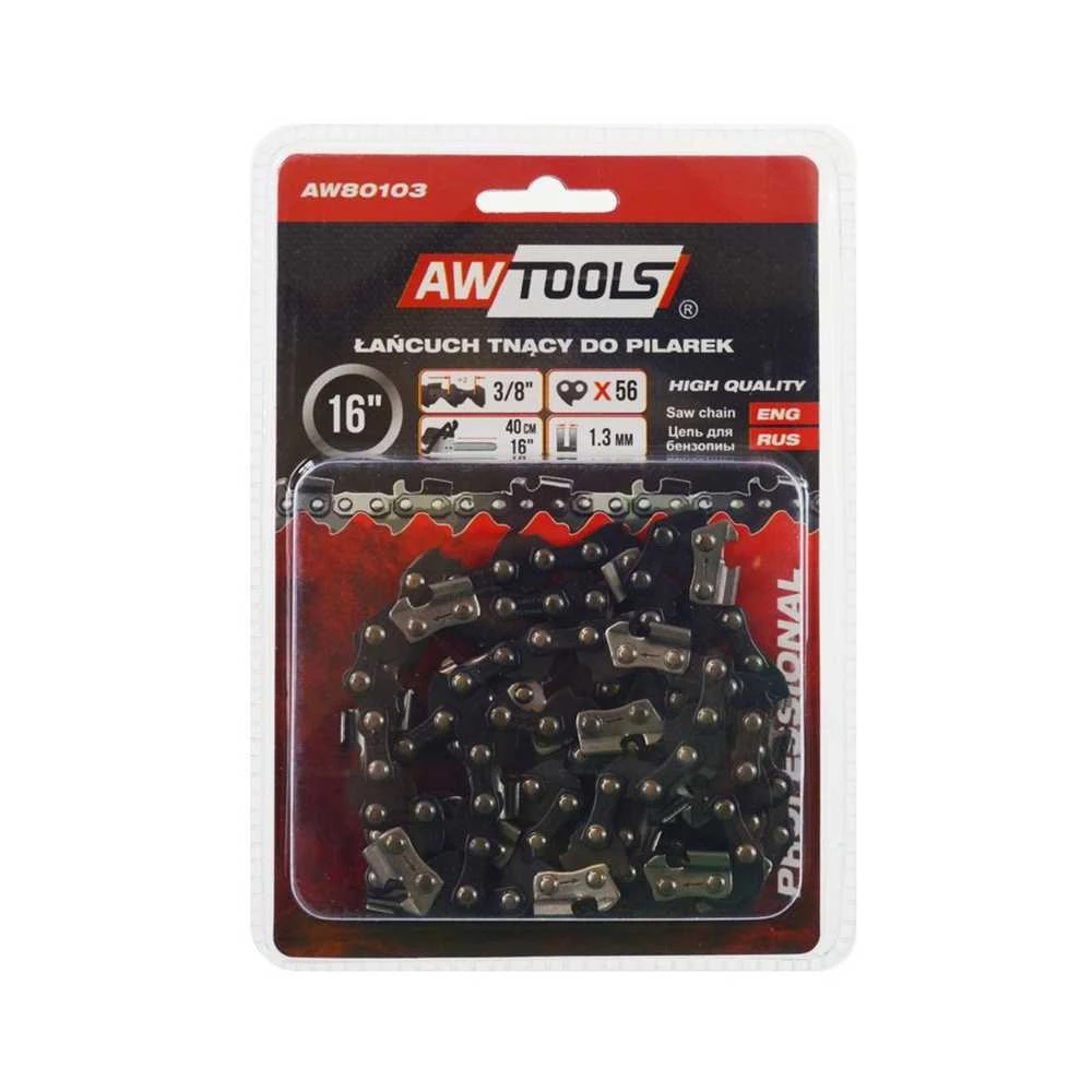 AW-Tools AWTOOLS pjūklo grandinė 35 cm/50/3/8"/1.3 STIHL / Juodas linijai