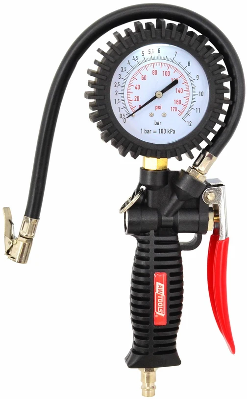 AW-Tools Padangų pūtimo pistoletas su manometru AWTools AW100321