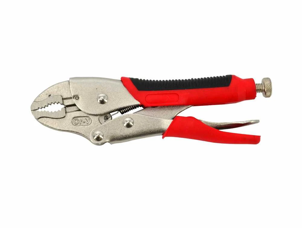 AW-Tools AWTOOLS REPLĖS FIKSUOJAMOSIOS MORSE 180mm SU APVALINTAIS ŽANDIKAULIAIS TPR Juodas LINE