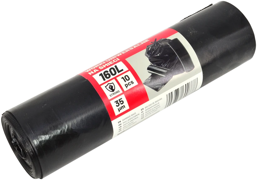 AW-Tools AWTOOLS ŠIUKŠLIŲ MAIŠAI 160l 35µ 10vnt.
