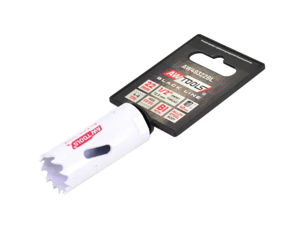 AW-Tools AWTOOLS SKYLĖS PJŪKLAS BIMETALINIS HSS-Co 8% 27mm Juodas LINE