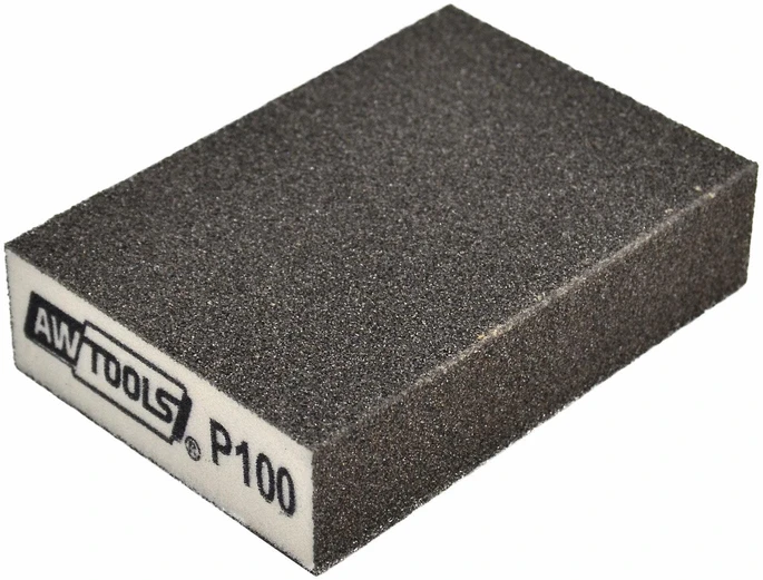 AW-Tools AWTOOLS ŠLIFAVIMO KALADĖLĖ 100x70x25mm P180