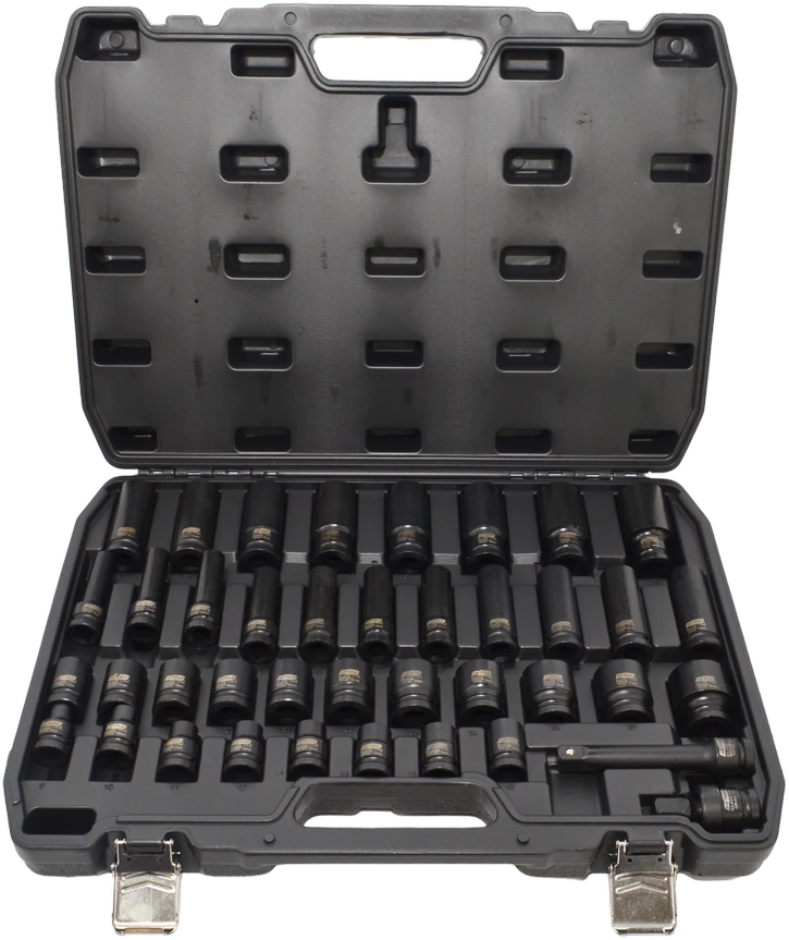 AW-Tools AWTOOLS SMŪGINIŲ GALVUČIŲ RINKINYS 1/2″ 40 vnt. TRUMPOS IR ILGOS Juodas LINE