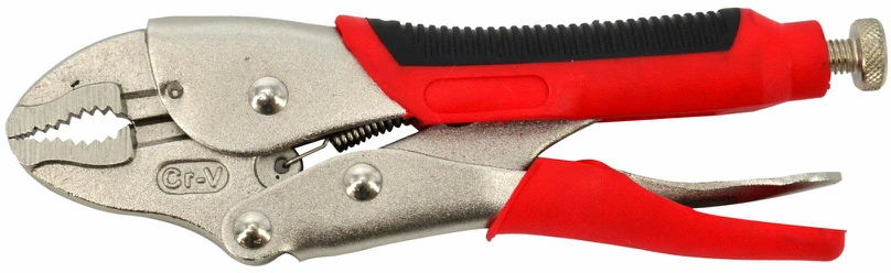 AW-Tools AWTOOLS SPAUSTUVAI SU FIKSATORIUMI 140mm SU APVALINTAIS ŽANDIKAULIAIS TPR Juodas LINE
