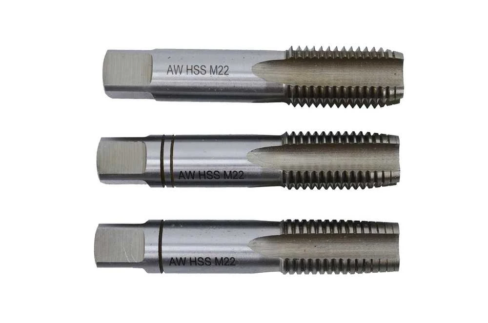 AW-Tools AWTOOLS SRIEGIKLIS M2 HSS M 8×1,00 rink. 3 vnt. Juodas LINE