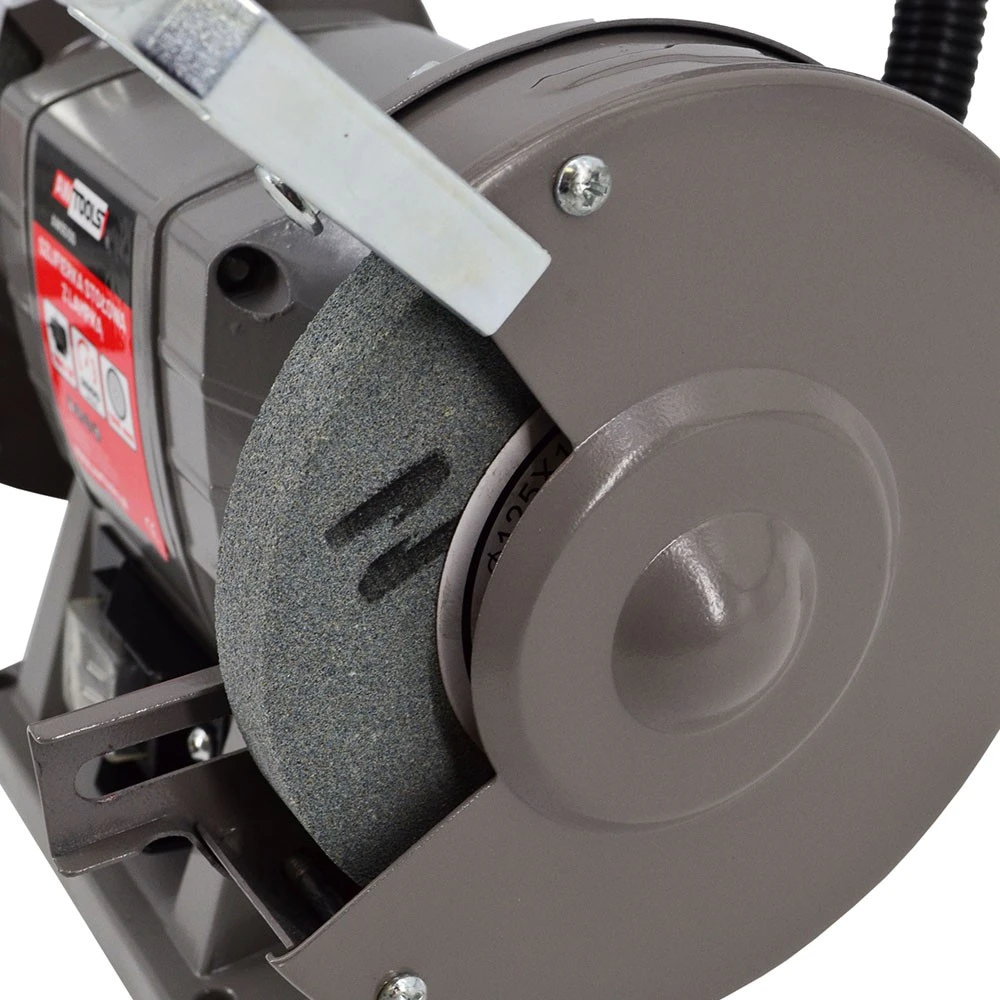 AW-Tools AWTOOLS šlifuoklis STOŁOWA 125mm / 150W Z LAMPKĄ