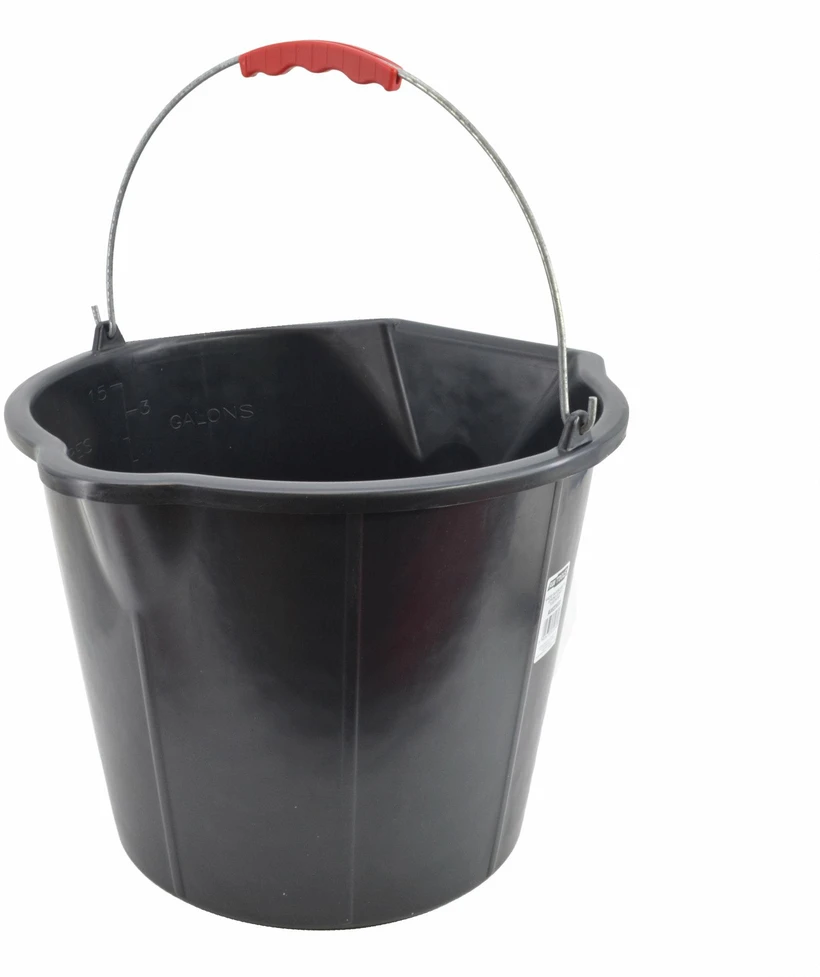AW-Tools AWTOOLS STATYBINIS KIBIRAS 15l STRONG PLASTIKINĖ RANKENA