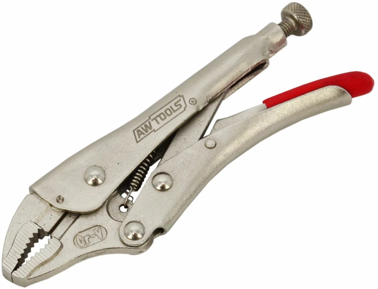AW-Tools AWTOOLS MORSEE FIKSAVIMO REPLĖS 125 mm APVALINTI ŽANDIKAULIAI Juodas LINE