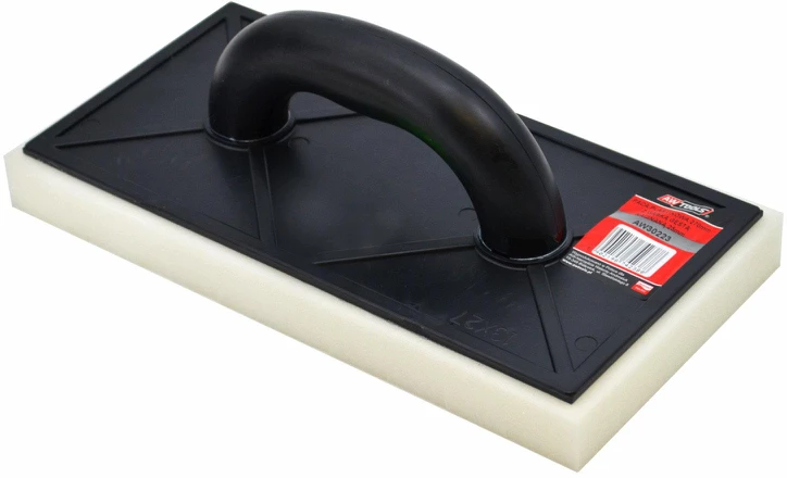 AW-Tools AWTOOLS plastikinė glaistyklė su kempine, 270 mm storio, 25 mm įpjovomis