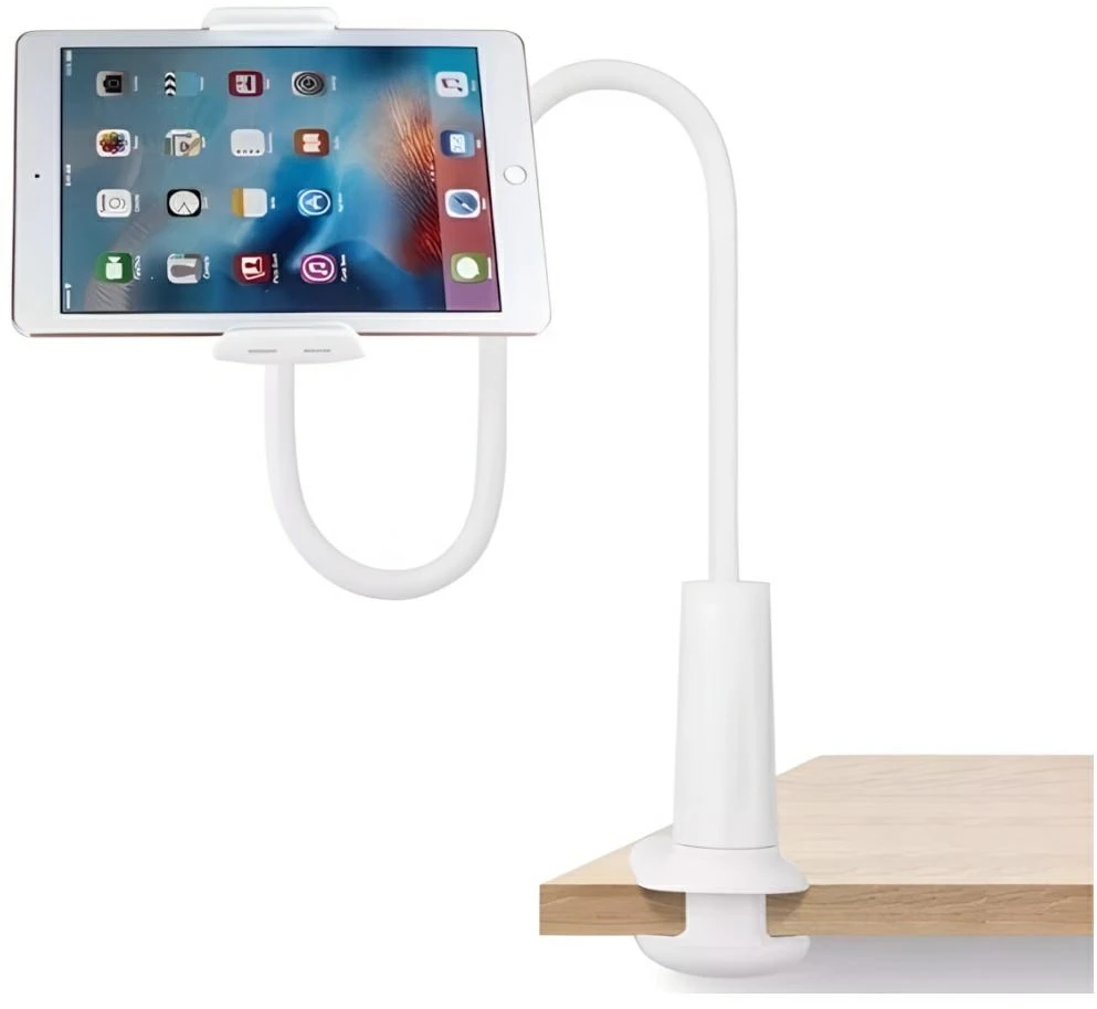 AWEI desk mount X3 4″-10.5″ baltas long arm