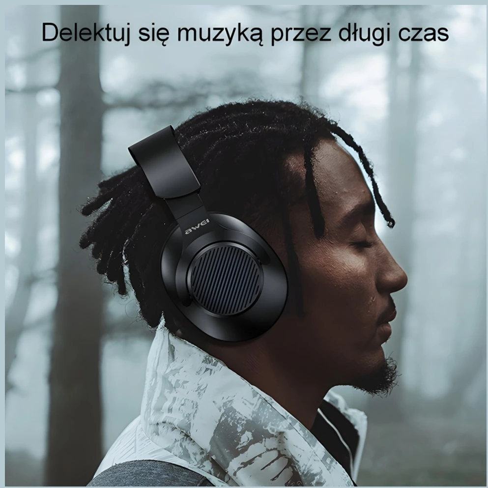 AWEI A997BL Bluetooth Ausinės juodos spalvos