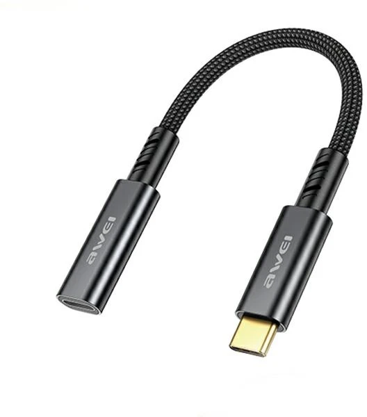 AWEI Adapteris CL-216T USB-C/USB-C juodas