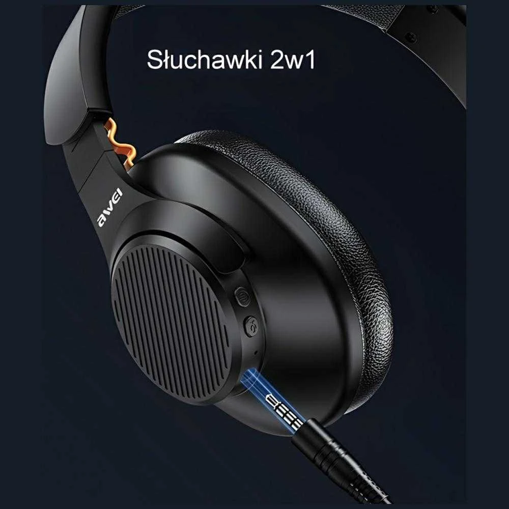 AWEI A997BL Bluetooth Ausinės juodos spalvos