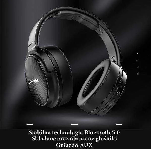AWEI Ausinės A780BL Juodas, Belaidės, Over-Ear