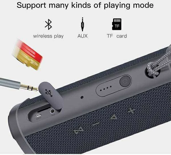 Awei Nešiojama kolonėlė Bluetooth Y331 TWS waterproof IPX6 juodos spalvos