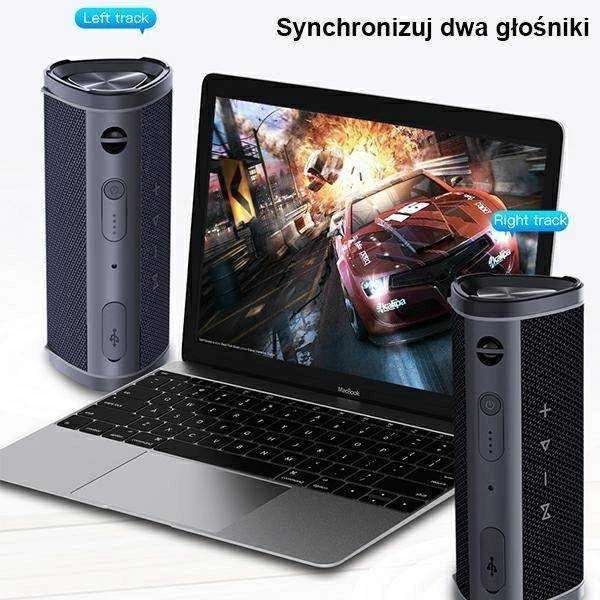 Awei Nešiojama kolonėlė Bluetooth Y331 TWS waterproof IPX6 juodos spalvos