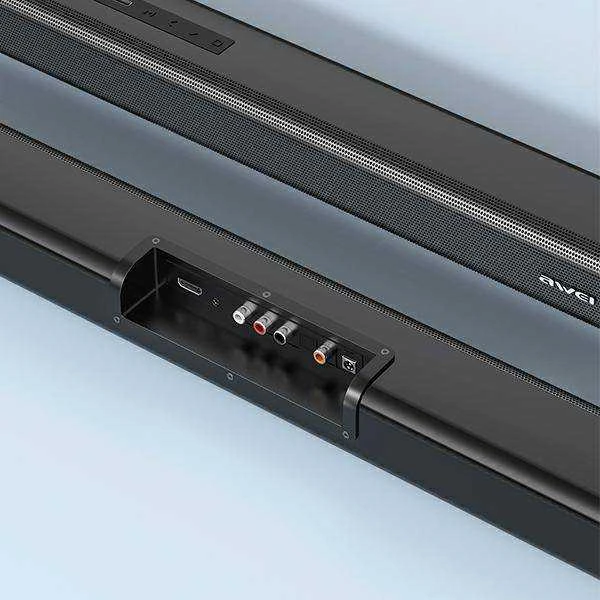 Namų kino sistema AWEI Soundbar Bluetooth Y999 juodos spalvos