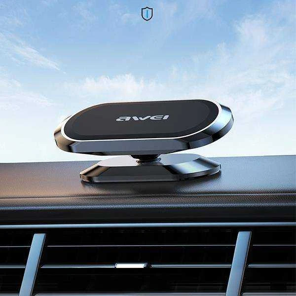 AWEI magnetinis automobilio laikiklis X 20 metaliniam pilkam vairuotojo kabinos laikiklio laikikliui