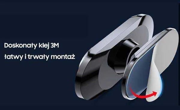 AWEI magnetinis automobilio laikiklis X 20 metaliniam pilkam vairuotojo kabinos laikiklio laikikliui