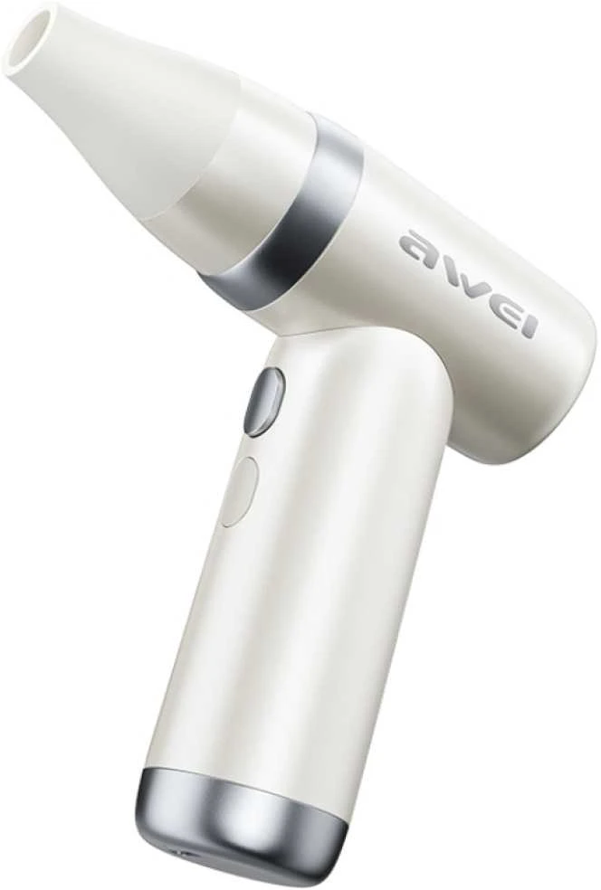 AWEI F40 3-in-1 3300mAh daugiafunkcis ventiliatorius, baltos spalvos